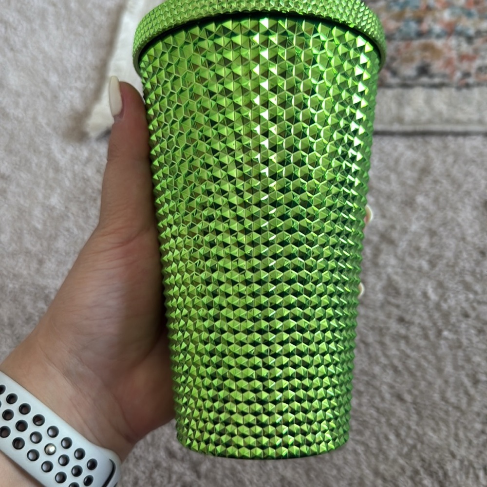 NEW- Starbucks Studded Green Grande Drink Tumbler - Picture 5 of 7